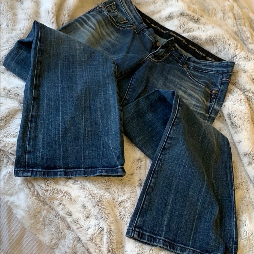 Boot cut express jeans